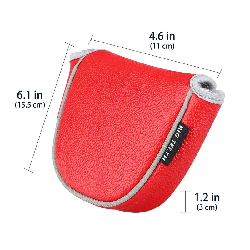 BigTeeth Golf Mallet Putter Head Cover Golf Club Protector Fit