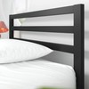 Zinus Mia Metal Platform Bed Frame with Headboard, Wood Slat