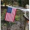 American Flag Mailbox Post Flag, Flagpole and Bracket Holder. Easy