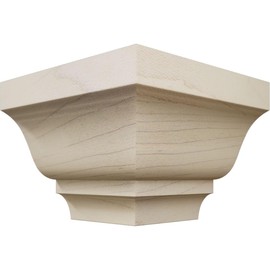 2 1/16"P x 3"H WM49 Americraft Solid Hardwood Stain Grade TrimPro Crown Moulding Outside Corner, Maple (Matches Moulding MLDW01X04WM49MA)