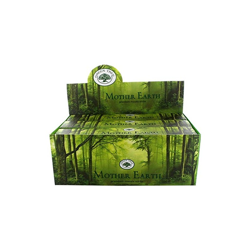 Green Tree Mother Earth Incense Sticks - 15grams, 12 Sticks