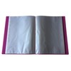 Janrax A4 Pink Flexible Cover 60 Pocket Display Book -
