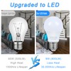Marxlait 4 Pack LED Light Bulbs 60 watt Equivalent, Daylight