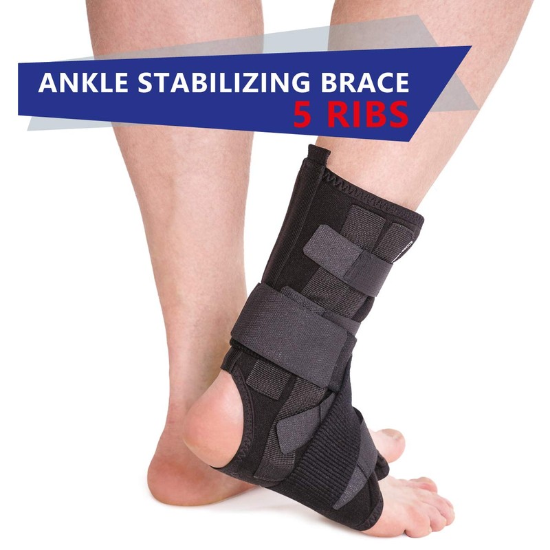 TOROS GROUP MANUFACTURE Ankle Support with 5 Ankle Reinforcements on