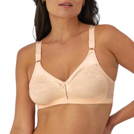 Bali Women's Double Support Spa Closure Wire-Free Bra, Porcelain ,38B