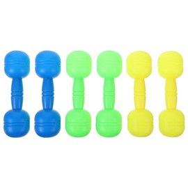 Yardwe 3 Pairs of Kids Weight Set - Kids Dumbbell Toy Plastic Hand Dumbbells Home Gym Exercise Barbell Kids Workout Equipment for Children Exercise Fitness
