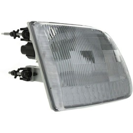 UPPARTS Headlight Assembly Replacement For 1997 1998 1999 2000 2001 2002 Ford Expedition - For F150 F250 XL XLT Pickup Truck - Fits Passenger Side of Headlights - Includes Lens, Housing and Bulb