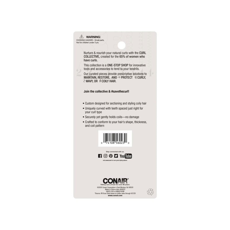 Conair Curl Collective Coily Salon Clip