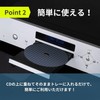 ROOOCYY CD Stabilizer Black Carbon Fiber 0.4mm Thickness Tuning Pad