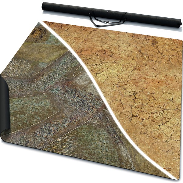 Warzone Studio 3’ x 3’ Double-Sided Rubber Battle Mat: Saraha
