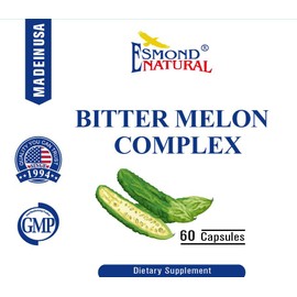 (3 Pack) Esmond Natural: Bitter Melon Complex (Supports Balanced Metabolic Levels), GMP, Natural Product Assn Certified, Made in USA - 528mg, 180 Capsules