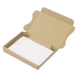 Earth Cardboard, Cardboard, Non-Shaped Mail, Postcard Size, Thickness 1.2 inches (3 cm), Set of 20, Small, Cardboard, Shaped Outside, Small Box, ID0434