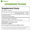 135 Lemongrass Tea Bags, 100% Natural & Pure Lemongrass leaves,