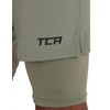 TCA Men's Ultra Running Shorts, 2-in-1 with Inner Compression Shorts
