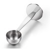 WILLIZTER Two-in-One Stainless Steel Coffee Scoop Tamping Dual-Purpose Coffee Spoon