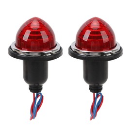 2PCS 72mm Rear Brake Stop Light LPB630 DC12V Tail Lamp Replacement for Classic Mini Morris Minor Traveller Red