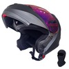 KRN Adult Motorcycle Modular Flip-up Helmet DOT Approved - Street