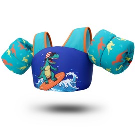 Zeraty Toddler Swim Vest Swim Arm Band for Kids,Girls Boys Pool Floats Jacket with Shoulder Harness Arm Wings for 30-60 lbs/2-8 Years Old