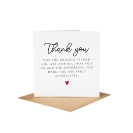 Appreciation Card | Thank You Greeting | Gratitude & Thanks | Special Appreciation Note | Thoughtful Acknowledgment | Unique Thank You Card | Sincere Gratitude Message | Meaningful Recognition Card
