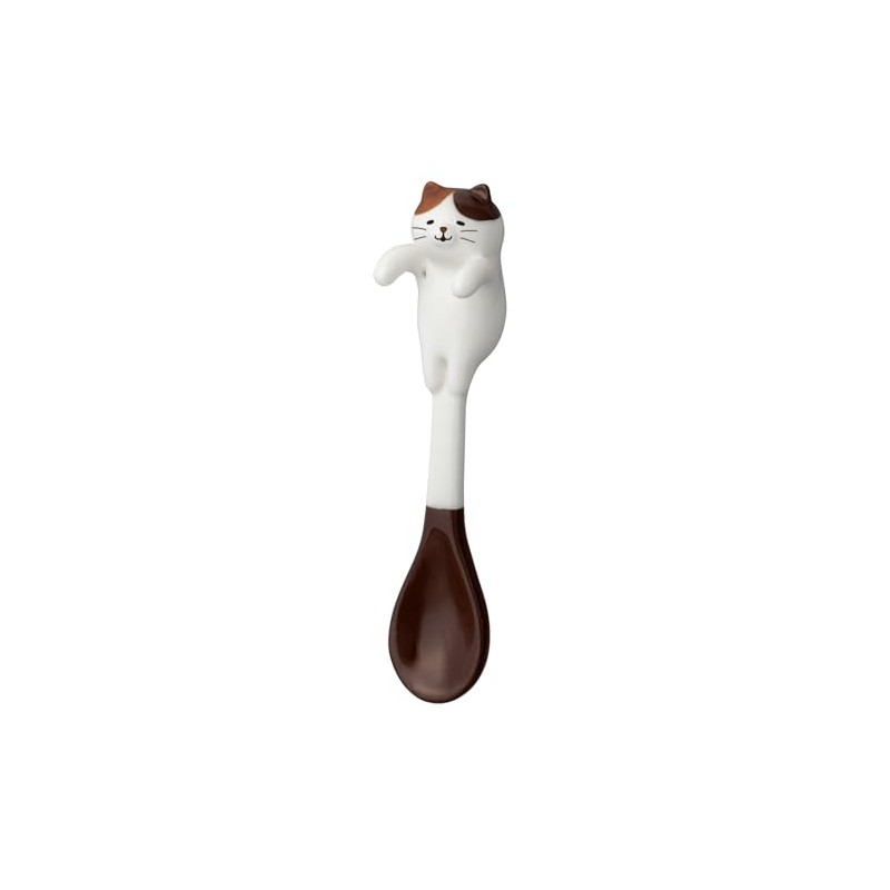 Deco Corporation Nekochill Tail Cat Spoon, Mikake Size: Approx. W2.7