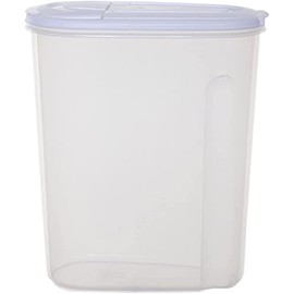 Whitefurze Dry Food Container - White Lid 3L