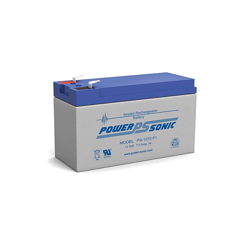 Power Sonic PS-1270 F1 12v 7ah SLA Battery