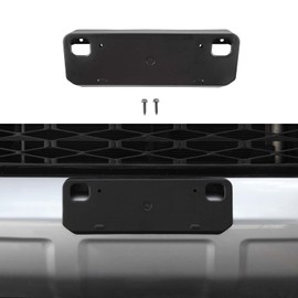 Jimen for 4Runner License Plate Holder, Front License Plate Frame Mount Bracket Compatible with Toyota 4Runner 2010-2023 (Black)