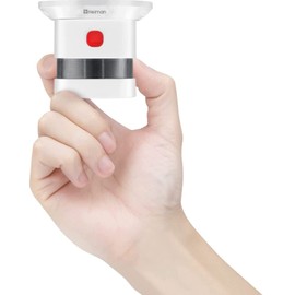 HEIMAN Mini Brandmelder Rauchmelder | TÜV und DIN EN 14604 geprüfter Rauchwarnmelder mit 10 Jahren Batterielaufzeit, Feuermelder mit fotoelektrischem Sensor
