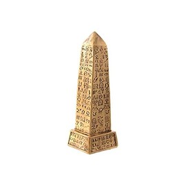 Puckator Golden Egyptian Obelisk - Home Living Room Decoration - Gifts For Men Women