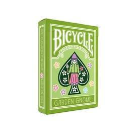 Bicycle Garden Gnome Playing Cards - Cute and Collectible Lawn Gnome Statue Décor Inspired Toys Deck of Card Game for Family Game Night or Easter Basket Stuffers for Spring Gardening Lovers