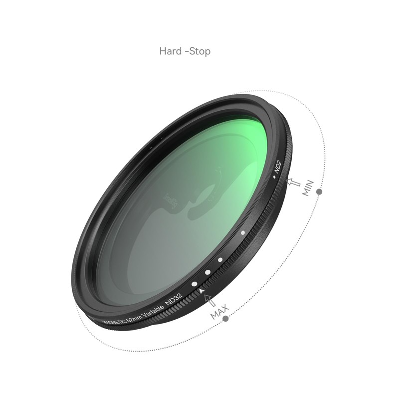 SMALLRIG Attachable VND Filter Kit ND2-ND32 (1-5 Stop) with Universal