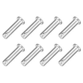 sourcing map 8Pcs 5/16" x 1-3/16" Single Hole Clevis Pins, 304 Stainless Steel Flat Head Clevis Pins Hitch Pin for Trailer Latch, Mechanics Repair, Furniture Installation, Industrial Equipment