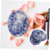 Baluue Natural Massage Stone 2pcs Mini Scraping Plate Anxiety Worry