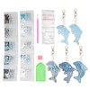 5Pcs Dolphin Diamond Painting Keychain DIY 5D Cartoon Pendant Stylish