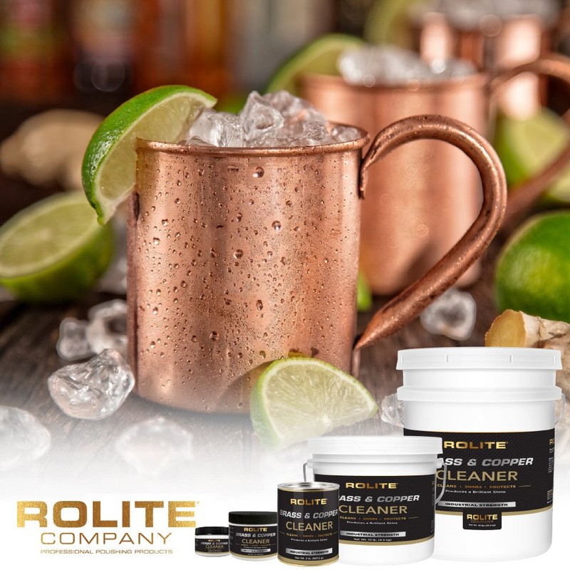 Rolite RBCC1# Brass & Copper Cleaner Instant Cleaning & Tarnish