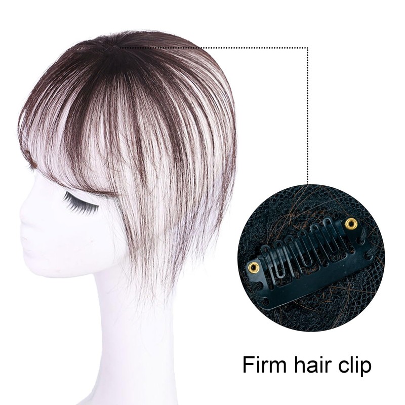 GWAWG Fringe Hairpiece Clip-In Fringe Clip-In Extensions Real Hair in