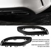 Rear Exhaust Pipe Cover, Gloss Black Exhaust Tip Cover Trims