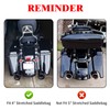 motosikleta Saddlebag Liners Carpet Insert for 4 inch Tapered Hard