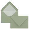 25 x Envelopes in Eucalyptus Green - Envelopes in DIN
