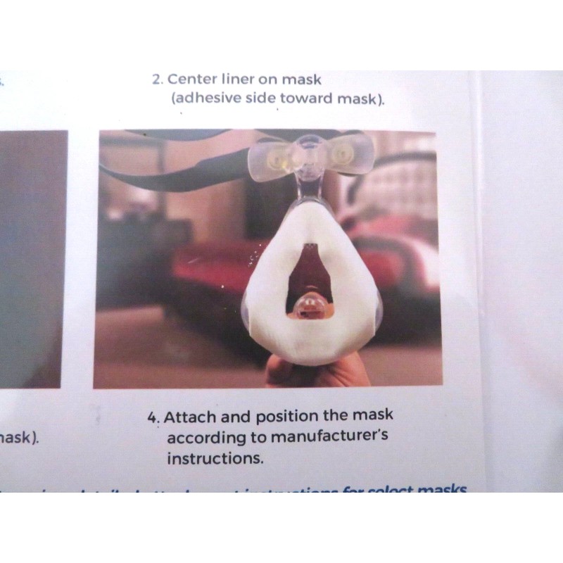 Silent Night Comfort Seal Mask Liners 4 Pack Size Small/XS