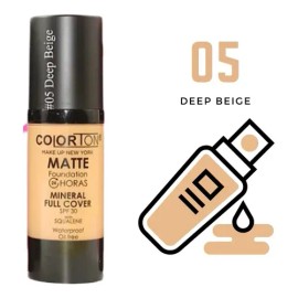 Maquillaje Líquido Mineral Full Cover Colorton Matte