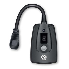 OSKOS Outdoor 24-Hour Light Timer, Water Resistant, Photocell Dusk to Dawn Light Sensor Countdown Timer, 14AWG Cord, Two Grounded Outlets for Home, Christmas Lights, Garden.15A, UL Listed.