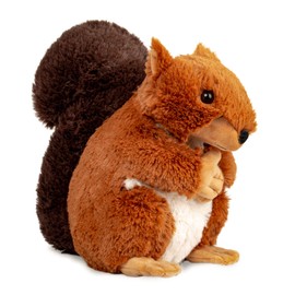 WEIGEDU Plush Squirrel Stuffed Animal, Huggable Furry Squirrel Toy for Kids Birthday Boys Girls Babies Bedtime Gift, 9.5"