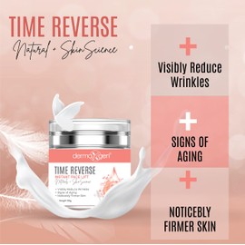 DERMAXGEN Time Reverse Instant Face Lift For Neck, Chest & Loose Sagging Skin/Reduce Sun Spots, Facial Aged Wrinkles, Anti-aging Cream(organic)