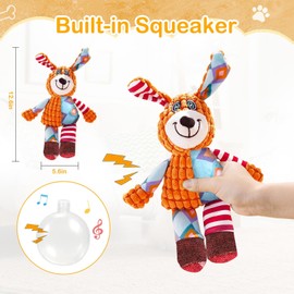 Hshenjhu Dog Toy, Squeaky Toy, Dog Cuddly Toy for Dogs, Dog Toy, Squeaky, Indestructible Dog Toy, Dog Toys for Large Breeds Puppies, Small, Medium, Large Dogs