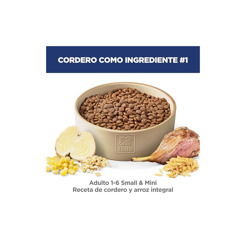 Hill's Science Diet Small Mini Croquetas para Perro Adulto Cordero