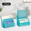 EasyPAG Mail Organizer Countertop 2pc Desk Mail Sorter for Envelope