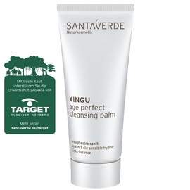 Santaverde / Xingu age perfect cleansing balm / facial cleansing / cleansing balm / rich and extra gentle / removes make-up and dirt / for demanding and dry skin / 100% vegan / 100 ml