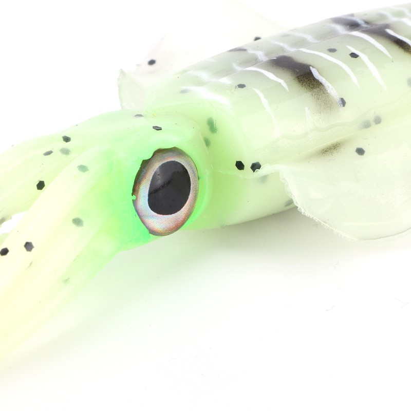 Fishing UV Squid Soft Lure Luminous Octopus Wobbler Bait Squid
