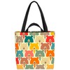 VOID Bunte Bären Tiere Kinder Tasche 33x33x14cm,15l Einkaufs-Beutel Shopper Einkaufs-Tasche